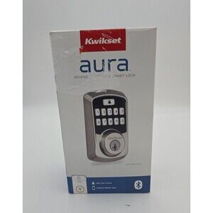 Kwikset Aura Bluetooth Smart Lock - Satin Nickel (99420-001)